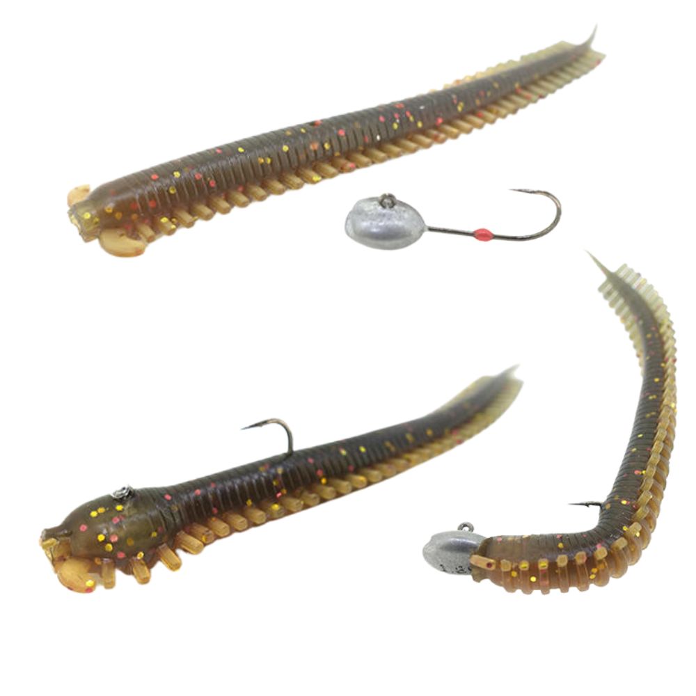 BERKLEY PowerBait Scented Soft Bait Lure SW HOLLOW SAND WORM 3.8in/8pcs - Image 3