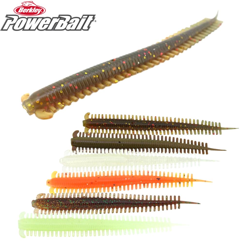 BERKLEY PowerBait Scented Soft Bait Lure SW HOLLOW SAND WORM 3.8in/8pcs