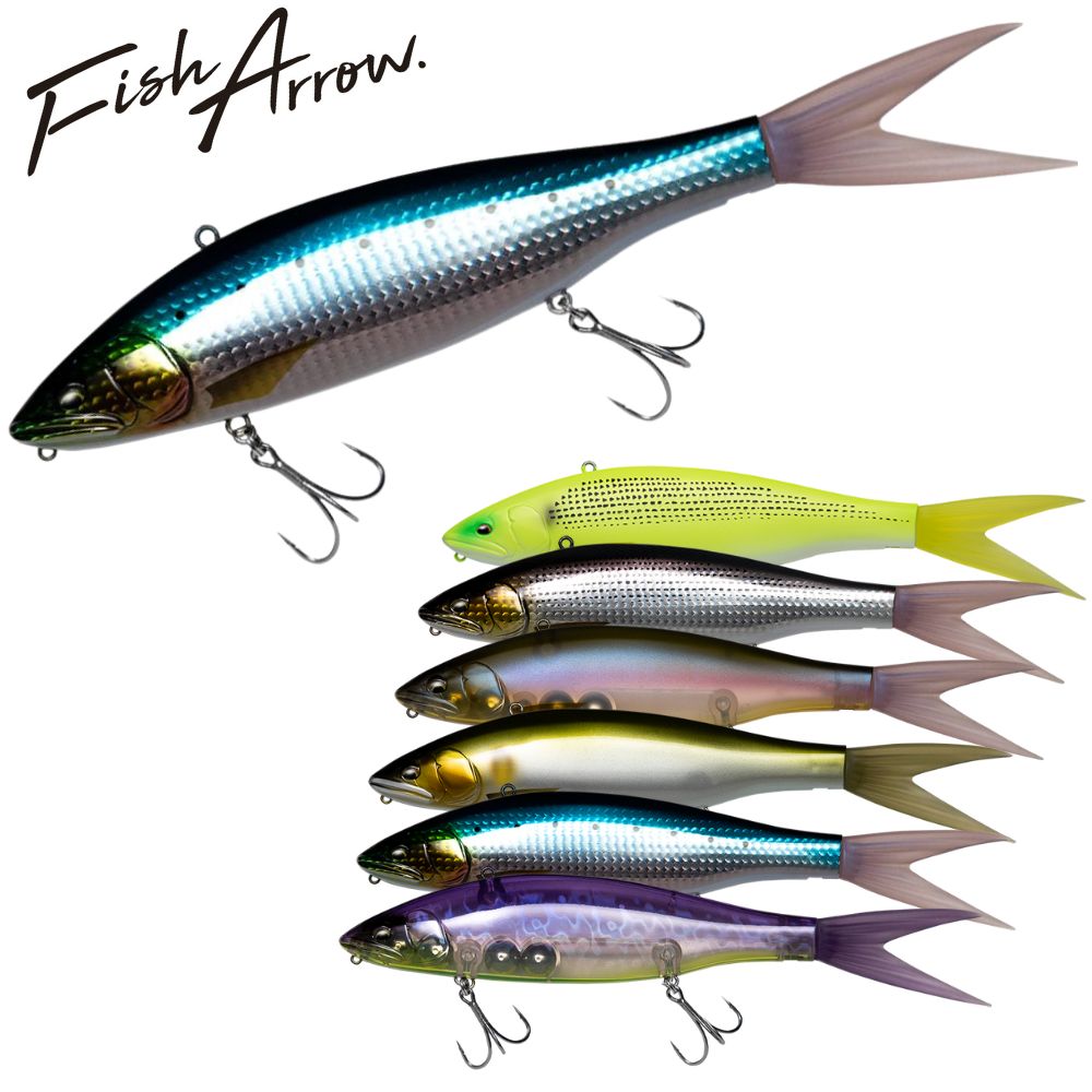 FISH ARROW + DRT Floating Swimbait Lure V-Tail VT-JACK 230
