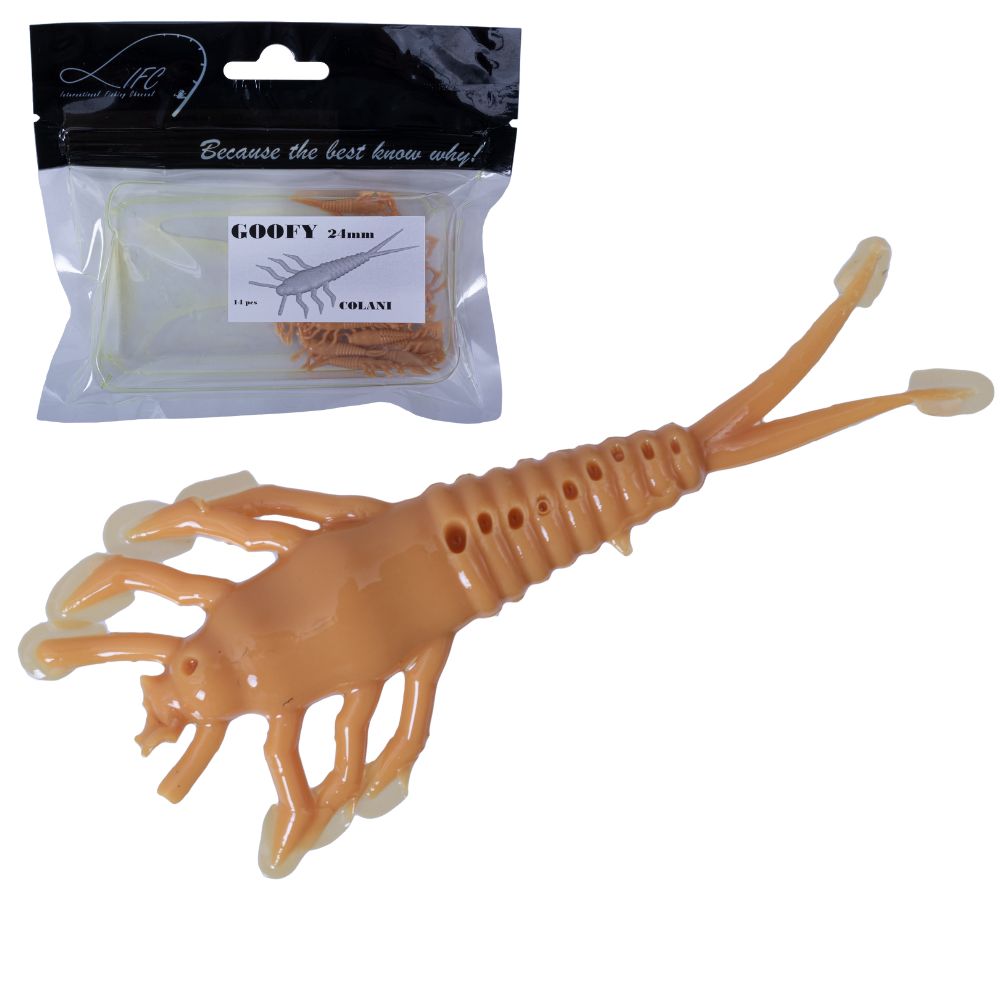 IFC Ultra Light Fishing Scented Soft Lure Stone Fly Nymph GOOFY 24mm/14pcs - Image 6