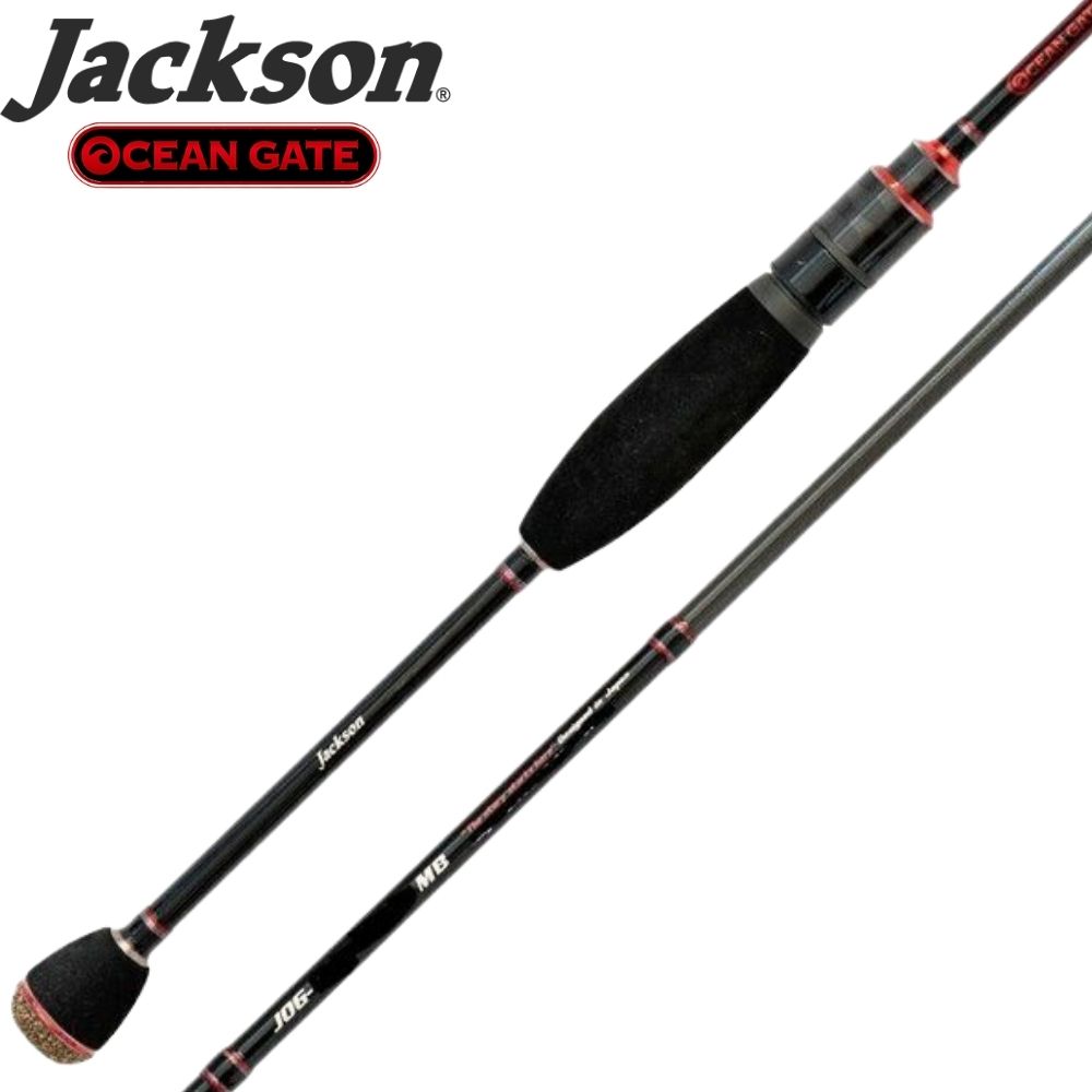 JACKSON Light Game Fishing Spinning Rod OCEAN GATE JOG-72UL-K MB Solid Tip