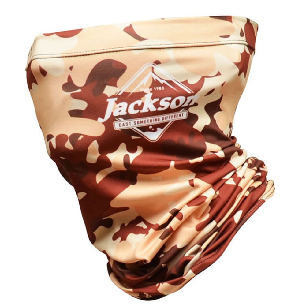 JACKSON Fishing Sun Protect NECK GAITER Brown Camo