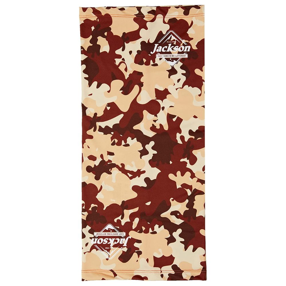 JACKSON Fishing Sun Protect NECK GAITER Brown Camo - Image 2