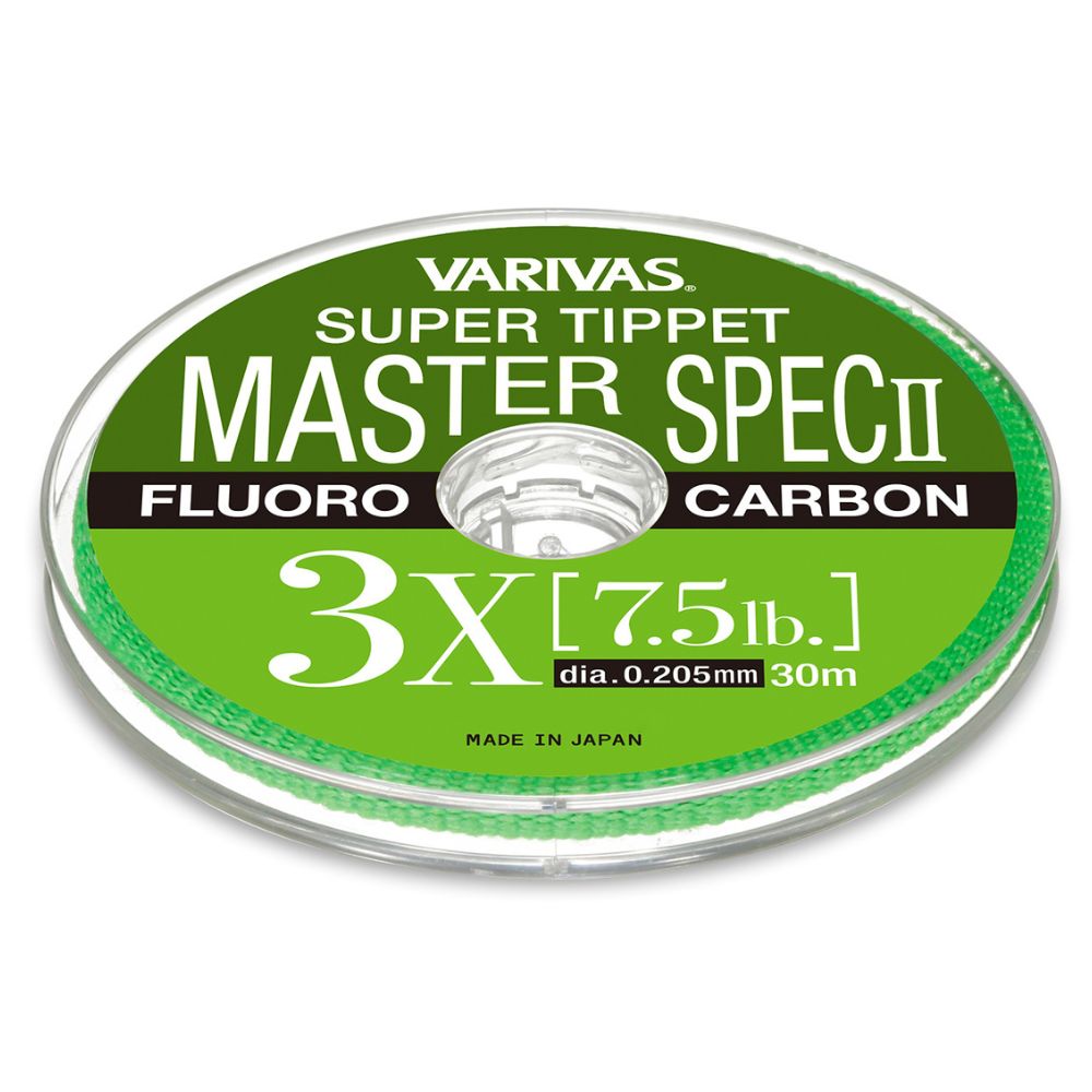 VARIVAS Fly Fishing Smooth Tech Coating 100% Fluorocarbon Super Tippet Leader MASTER SPEC II - Image 2