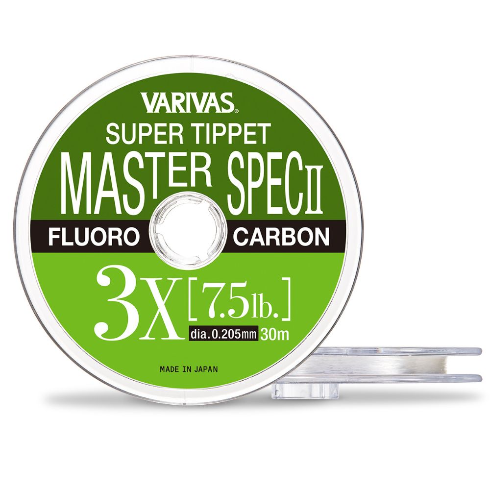 VARIVAS Fly Fishing Smooth Tech Coating 100% Fluorocarbon Super Tippet Leader MASTER SPEC II - Image 3