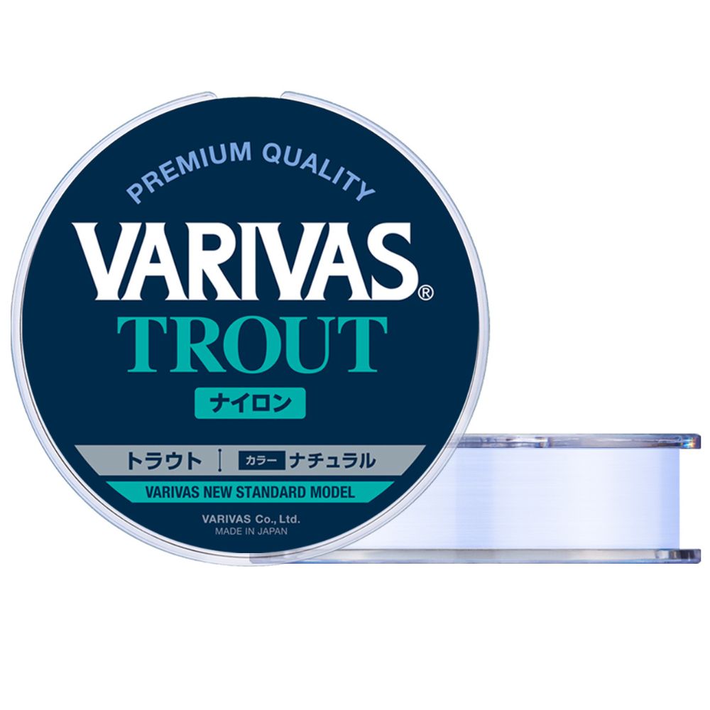 VARIVAS Premium Quality Ultra Light Fishing Nylon Line Standard TROUT 100m/Natural