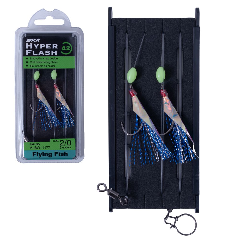 BKK Saltwater Bottom Fishing Rig HYPER FLASHER A2 Flying Fish 2/0