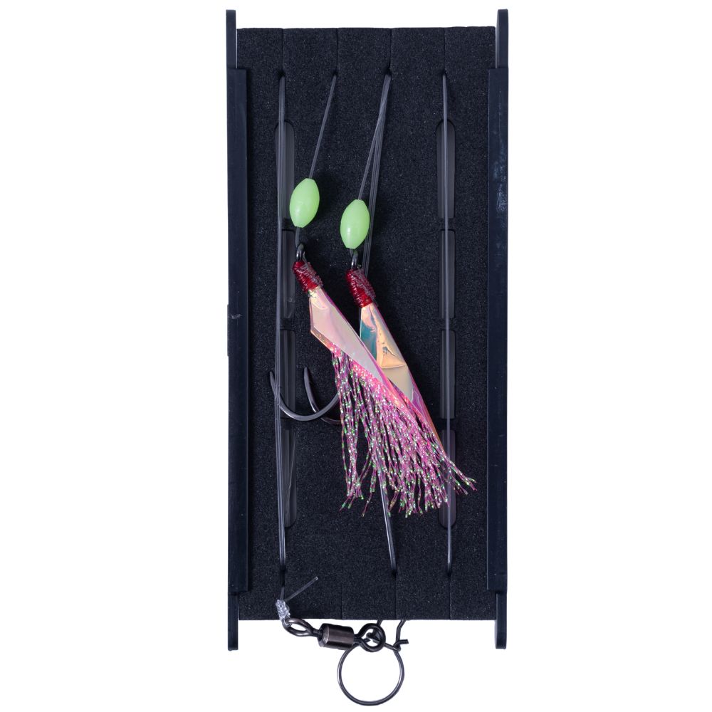 BKK Saltwater Bottom Fishing Rig HYPER FLASHER A2 Smokin' Salmon 3/0 - Image 2