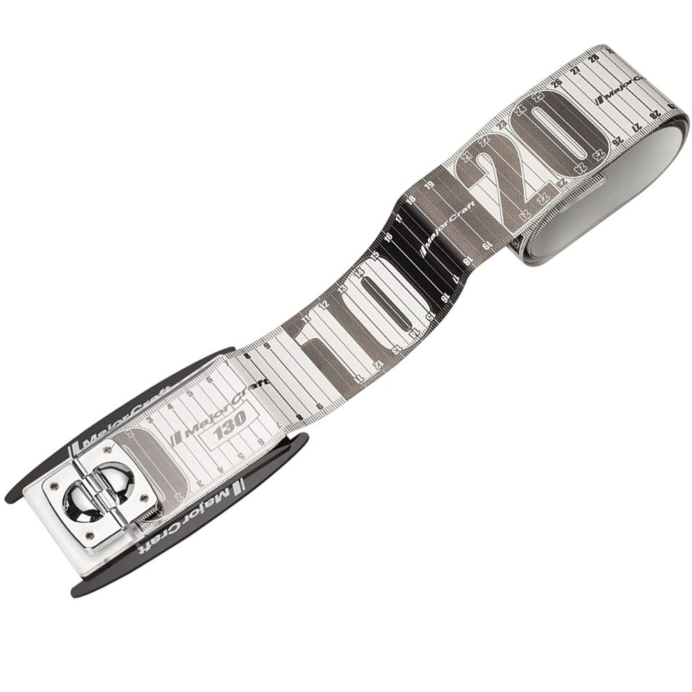 MAJOR CRAFT Fish Measuring Tape 130cm MCMJ-130/Black - Image 2