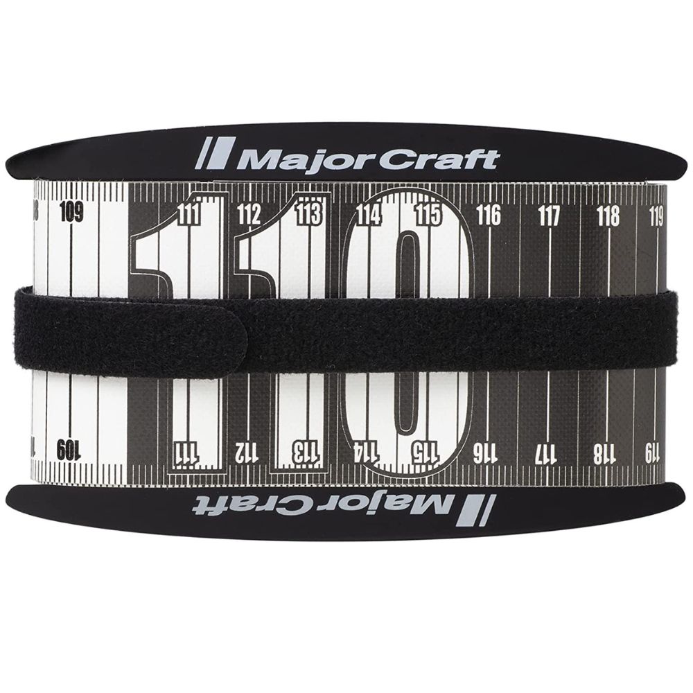 MAJOR CRAFT Fish Measuring Tape 130cm MCMJ-130/Black - Image 3