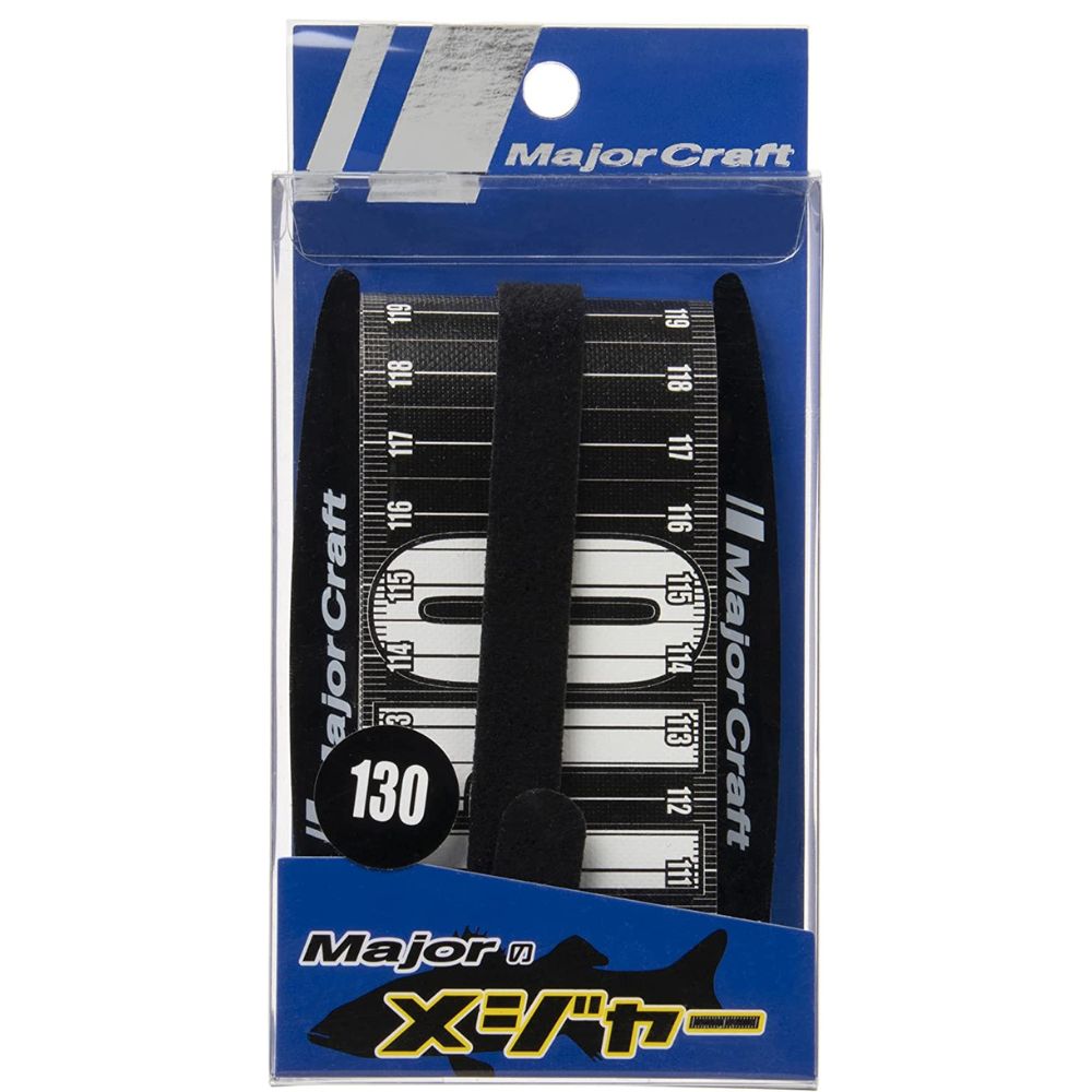 MAJOR CRAFT Fish Measuring Tape 130cm MCMJ-130/Black - Image 5