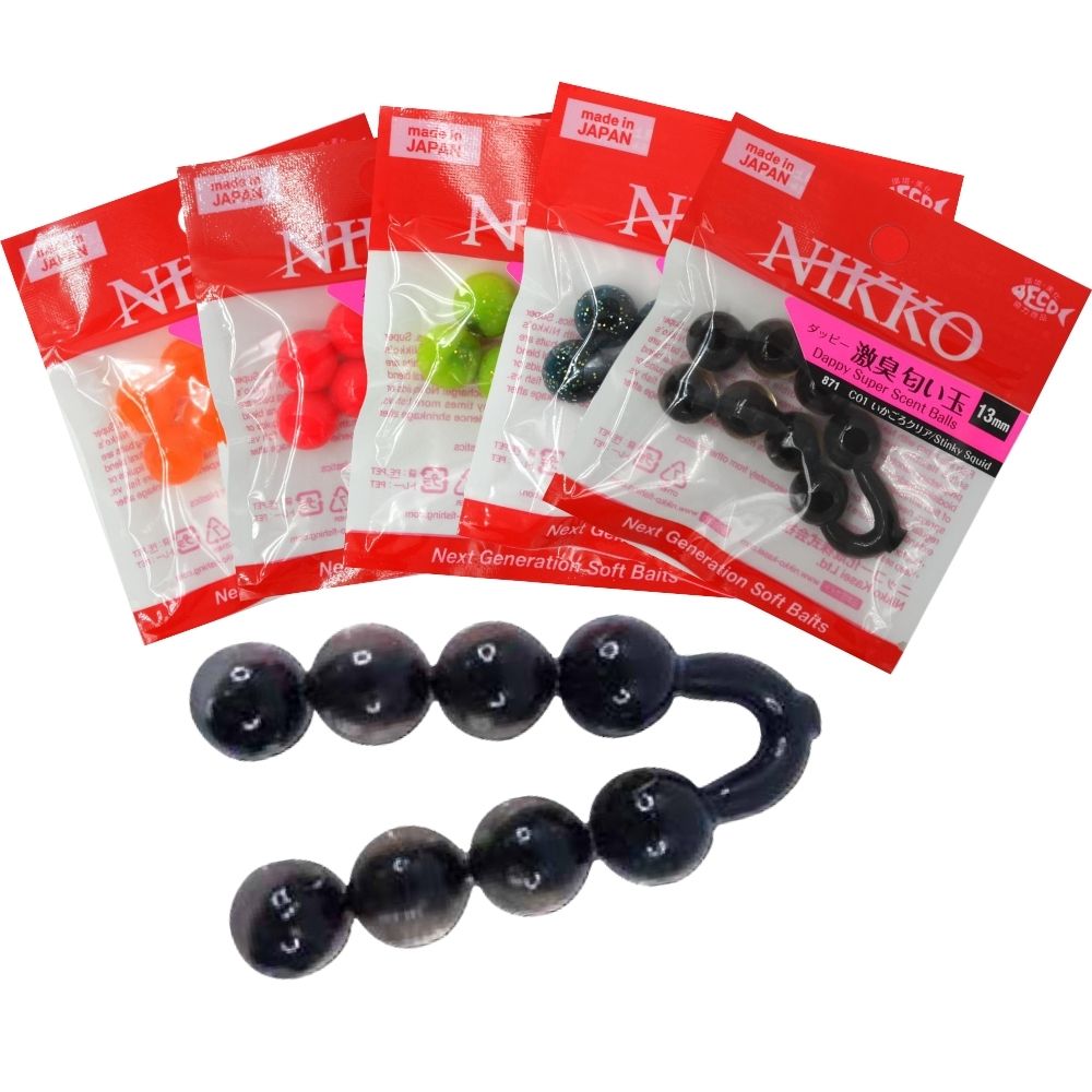NIKKO KASEI Scented Soft Bait Lure Dappy Super SCENT BALLS 13mm
