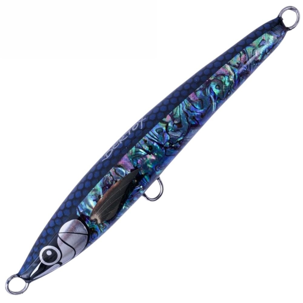 BERTOX Saltwater Handmade Wooden Sinking STICK BAIT 18cm/75g Black Abalone - Image 3