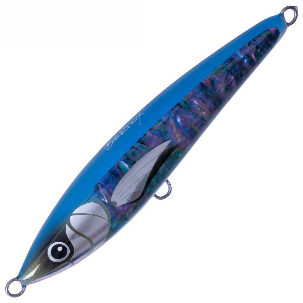 BERTOX Saltwater Handmade Wooden Sinking STICK BAIT 18cm/100g Blue Abalone - Image 3