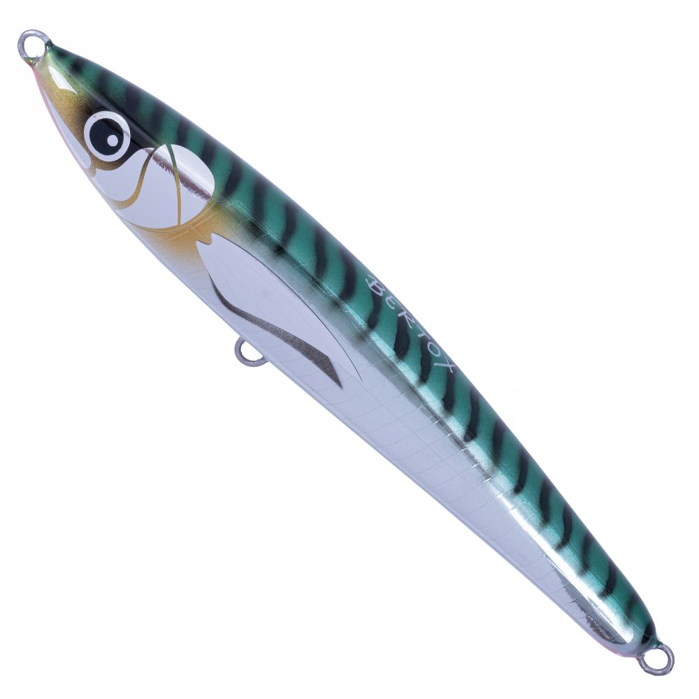 BERTOX Saltwater Handmade Wooden Floating STICK BAIT 25cm/170g Green Mack - Image 2