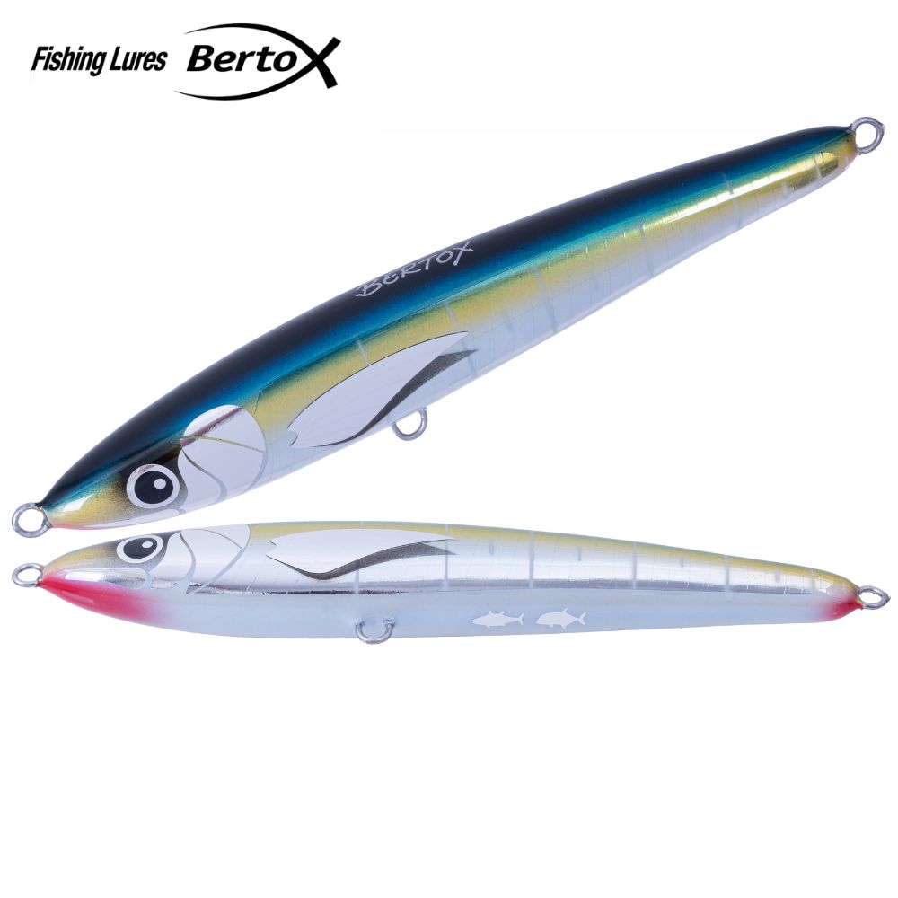 BERTOX Saltwater Handmade Wooden Floating STICK BAIT 25cm/170g Yellowfin
