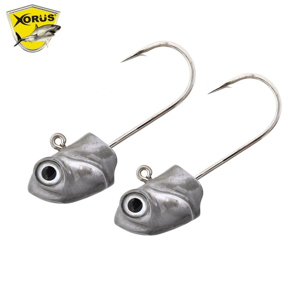XORUS Saltwater Fishing Jig Head ROLLING MATT 120g/#8/0 2pcs