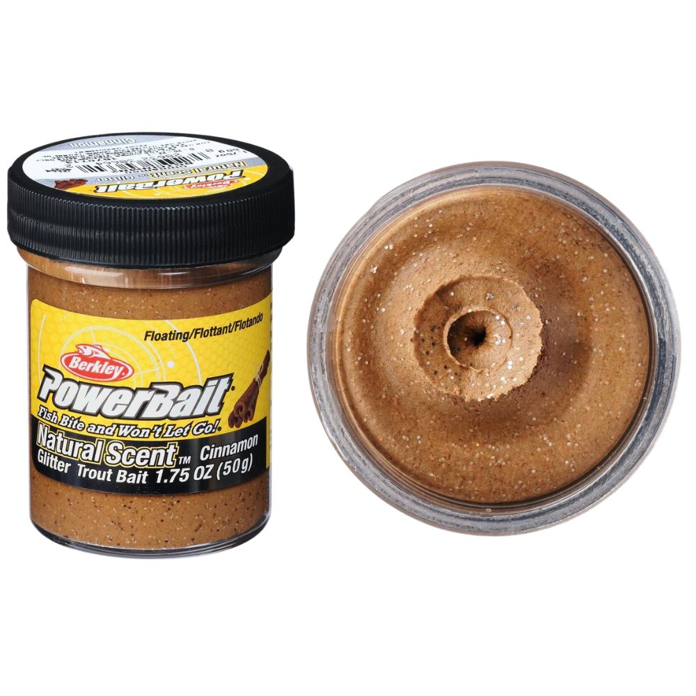BERKLEY PowerBait Trout Bait Spices DOUGH 1.75oz/50g Cinnamon