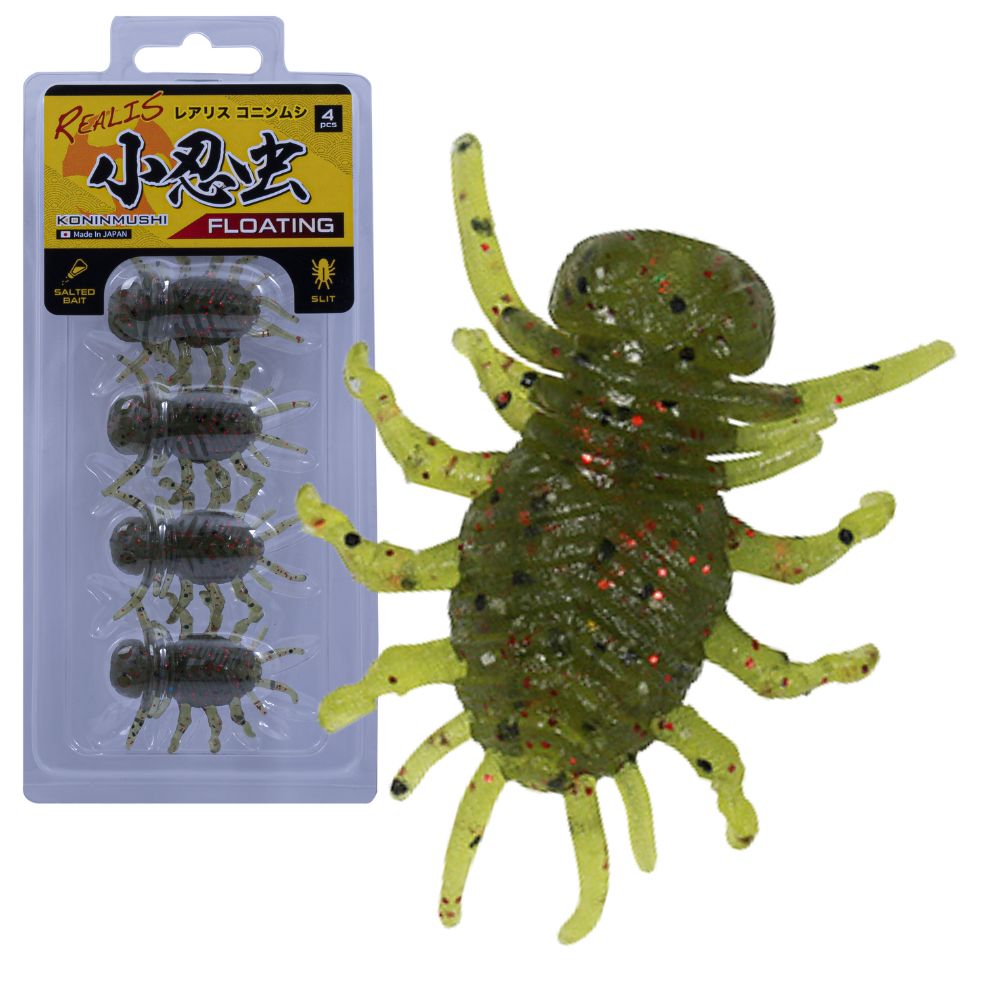 DUO Bass Fishing Floating Soft Bug Lure Realis KONINMUSHI 32mm/4pcs - Image 4