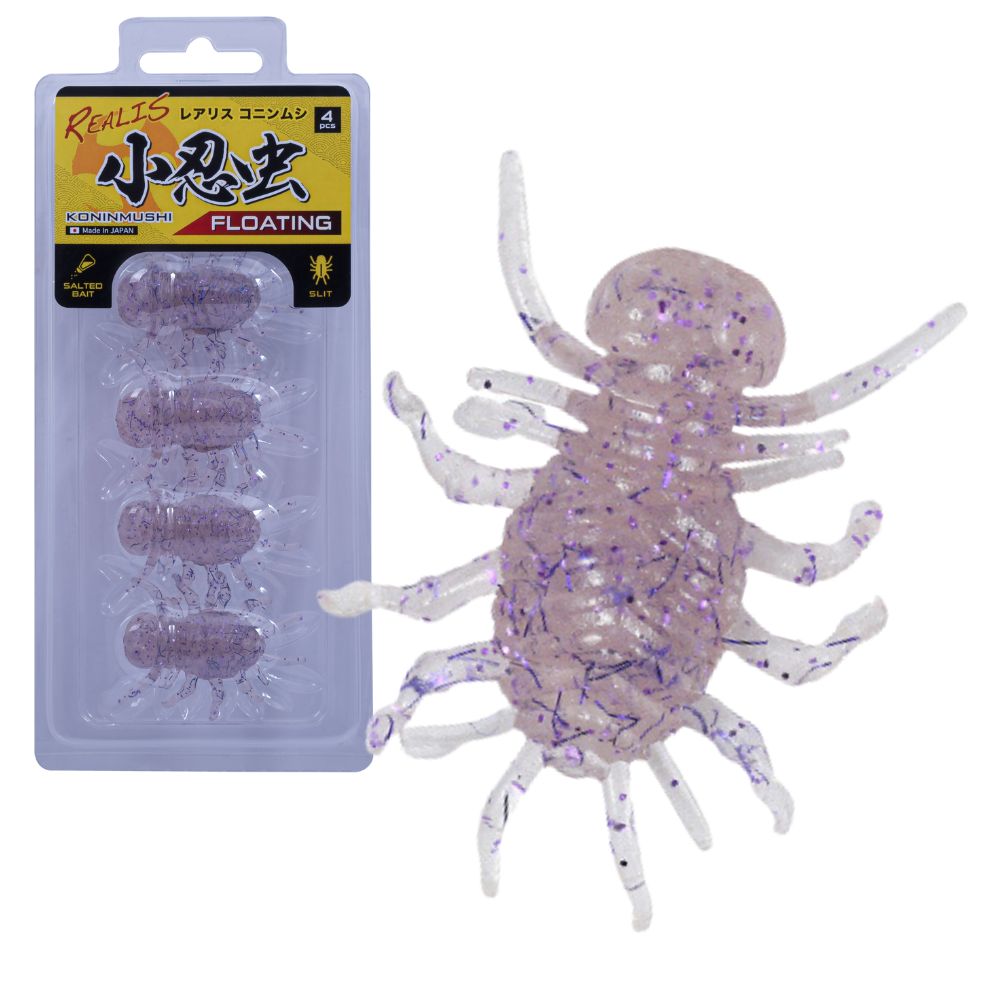 DUO Bass Fishing Floating Soft Bug Lure Realis KONINMUSHI 32mm/4pcs