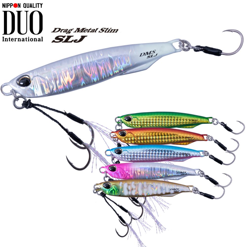 DUO Saltwater Light Jigging Lure DRAG METAL Slim SLJ 60g