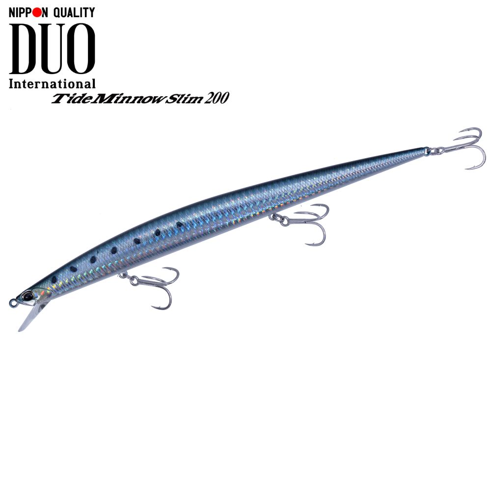 DUO Ultimate Long Minnow Floating Lure TIDE MINNOW SLIM 200 AHA011 Sardine