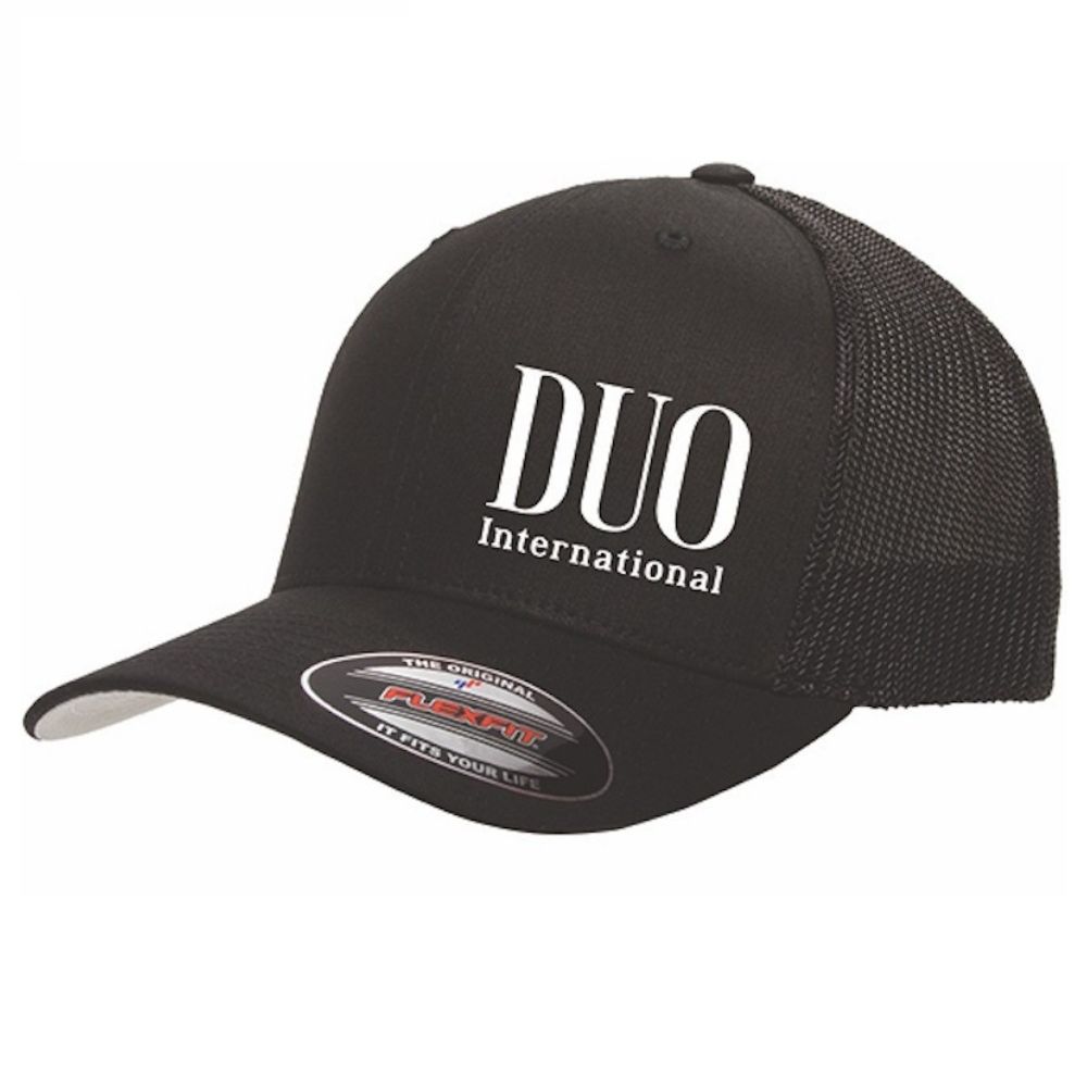DUO Fishing Headwear Basseball Style FLEXFIT CAP Black