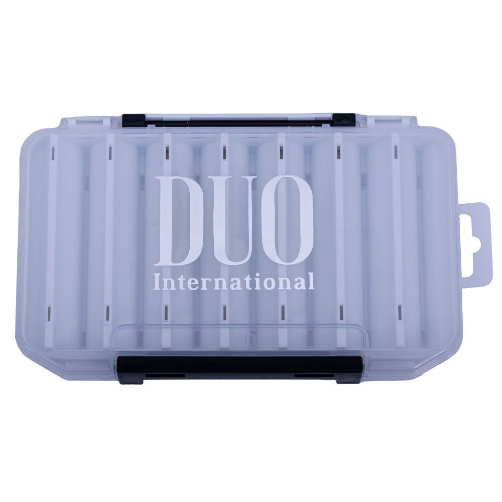 DUO Fishing Lure Box REVERSIBLE LURE CASE 100 White/Transparent/Silver Logo