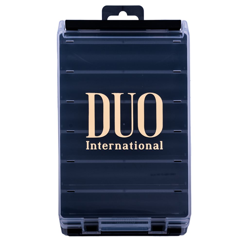 DUO Fishing Lure Box REVERSIBLE LURE CASE 120 Pearl Black/Transparent/Gold Logo