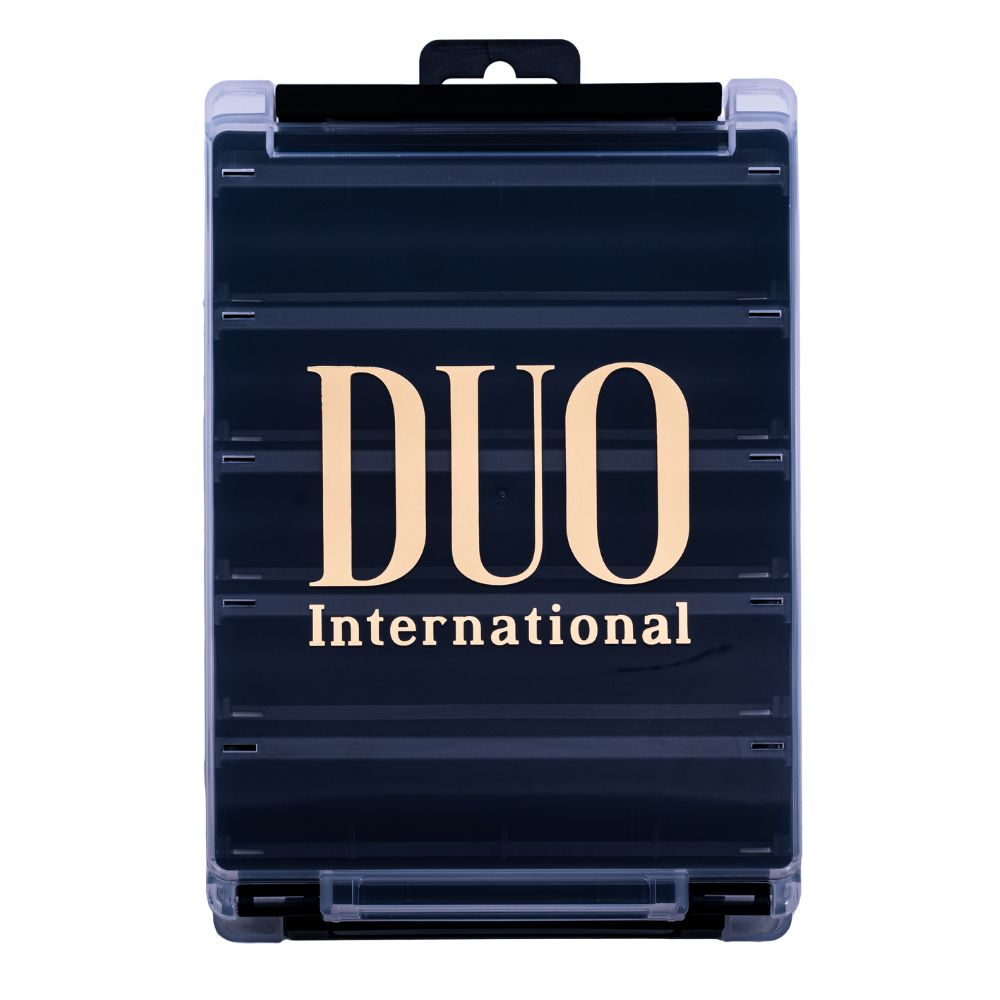 DUO Fishing Lure Box REVERSIBLE LURE CASE 140 Pearl Black/Transparent/Gold Logo