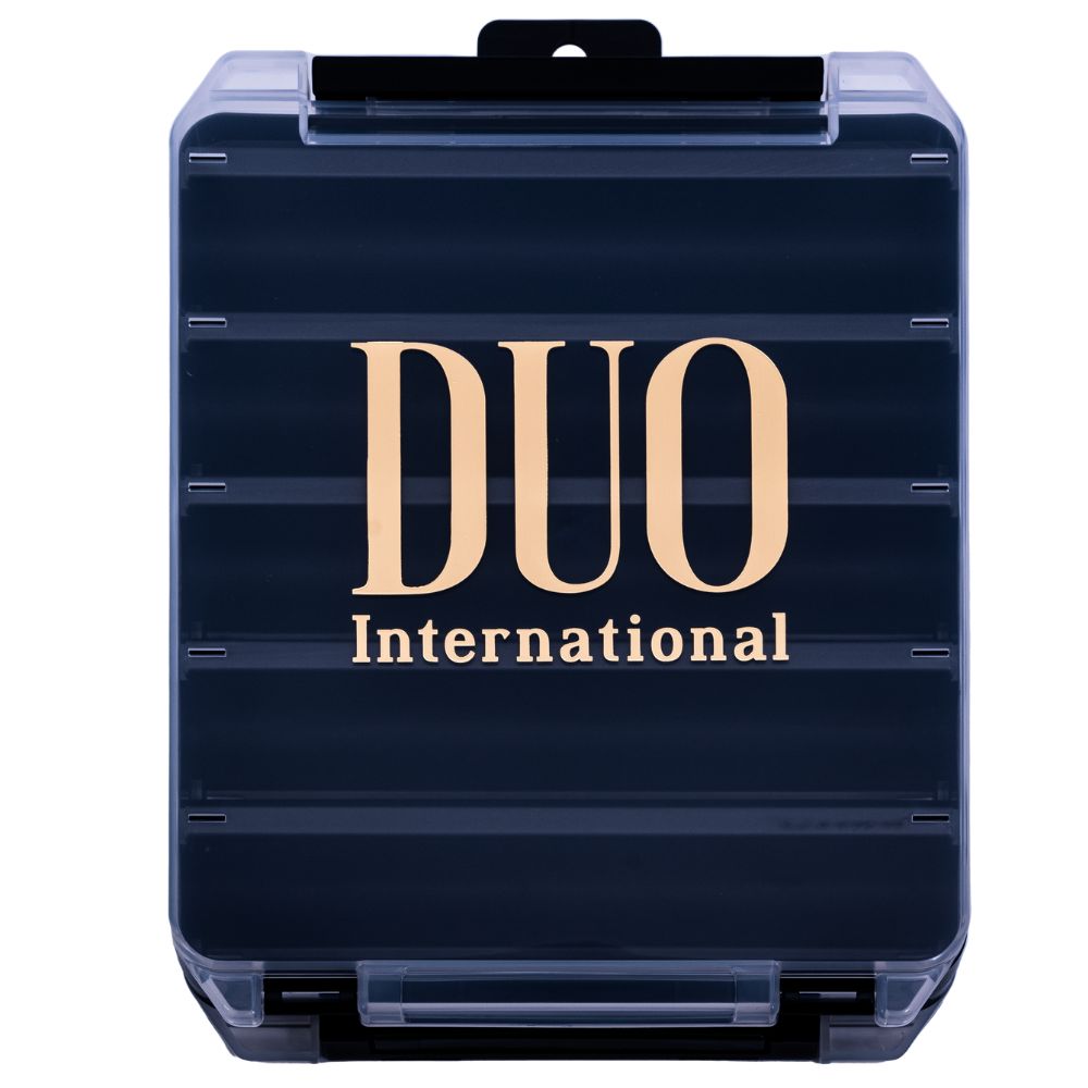 DUO Fishing Lure Box REVERSIBLE LURE CASE 160 Pearl Black/Transparent/Gold Logo