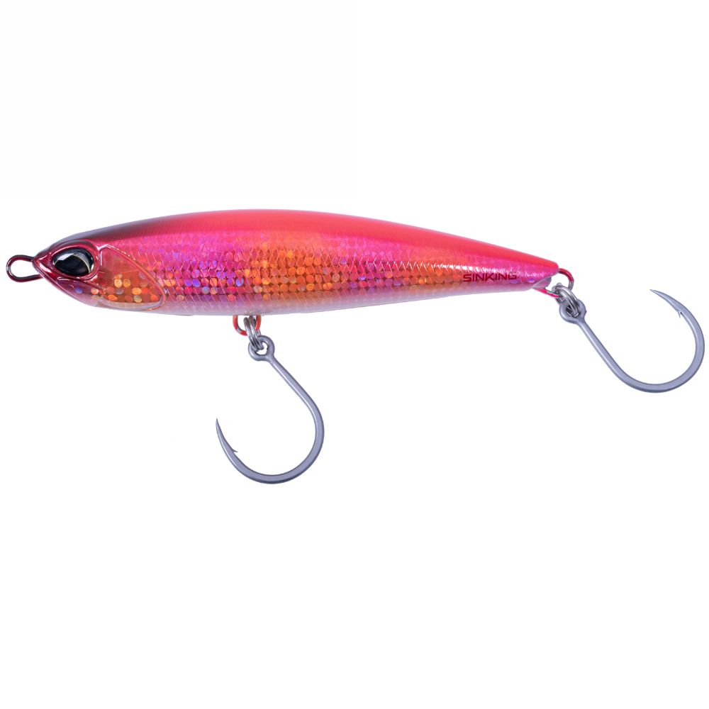 DUO Saltwater Fishing Sinking Stickbait Lure Rough Trail AOMASA 148S W/Hook Coral Red AQA0406 - Image 3