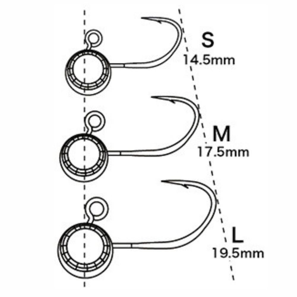 DUO Ultra Light Fishing Jig Head Tetra Works SNIP HEAD - Image 6