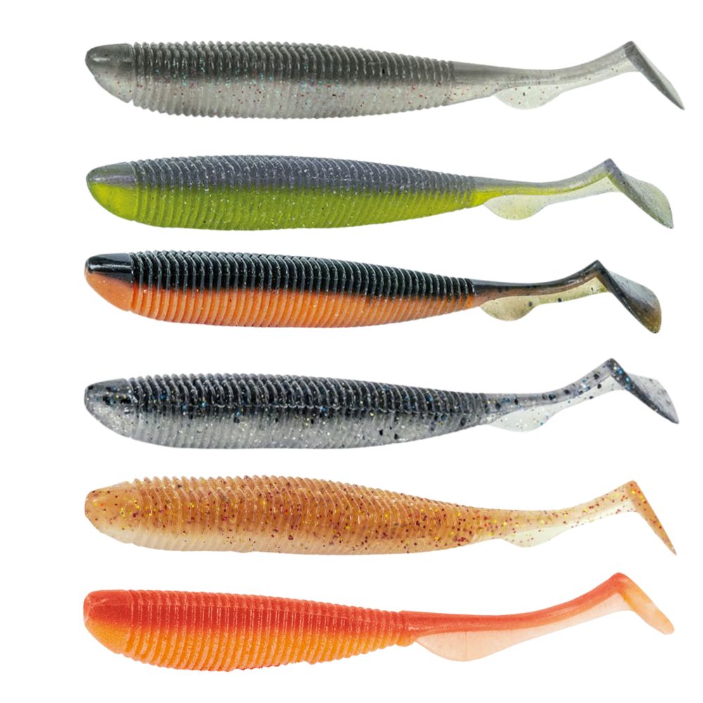 MOLIX Scented Soft Bait Lure RA SHAD 3.5” Mixed Pack MP-5 - Image 2