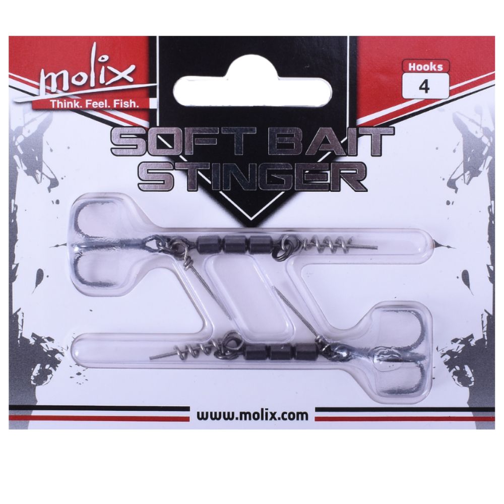 MOLIX Fishing Soft Bait Assist Hook STINGER RIG - Image 4