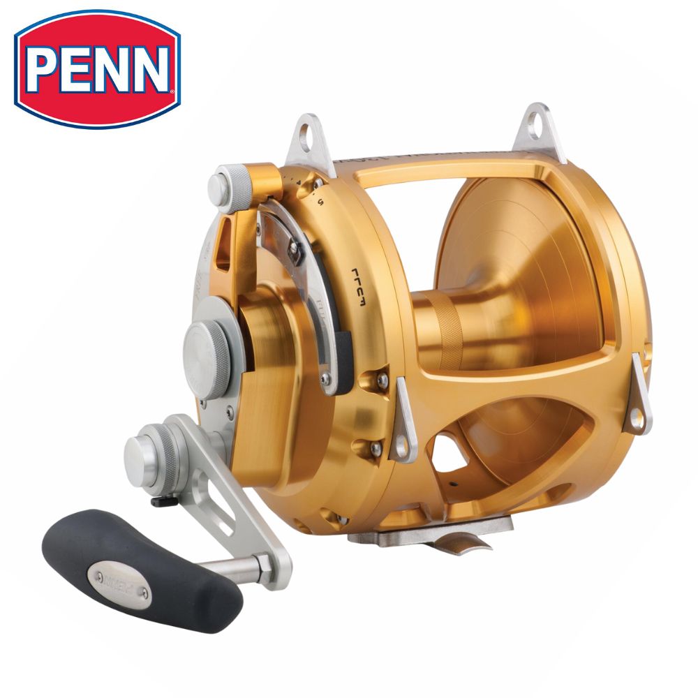 PENN Saltwater Conventional 2 Speed Reel International VI 130VISS Gold