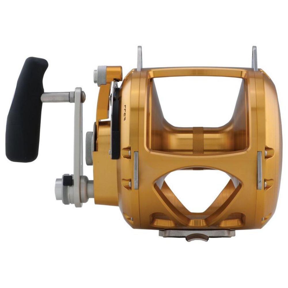 PENN Saltwater Conventional 2 Speed Reel International VI 130VISS Gold - Image 4