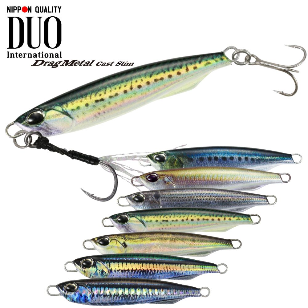 DUO INTERNATIONAL Saltwater Jigging Lure DRAG METAL CAST SLIM Live 40g
