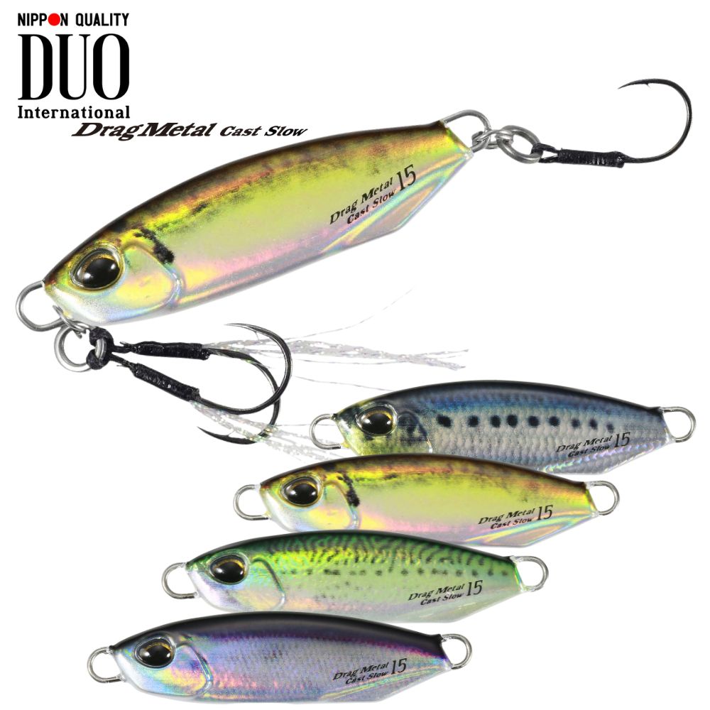 DUO INTERNATIONAL Saltwater Jigging Lure DRAG METAL CAST Slow Live 15g