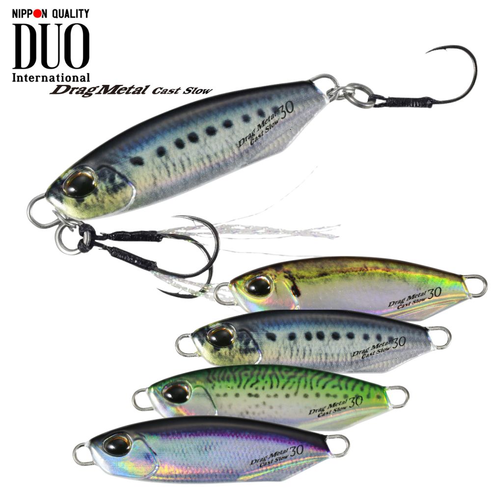 DUO INTERNATIONAL Saltwater Jigging Lure DRAG METAL CAST Slow Live 30g