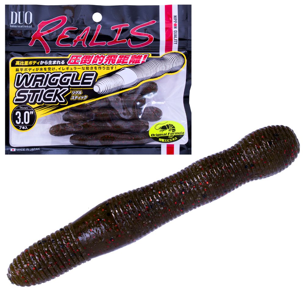 DUO Realis Bass Fishing Scented Soft Bait Worm Lure WRIGGLE STICK 3.0 - Image 8