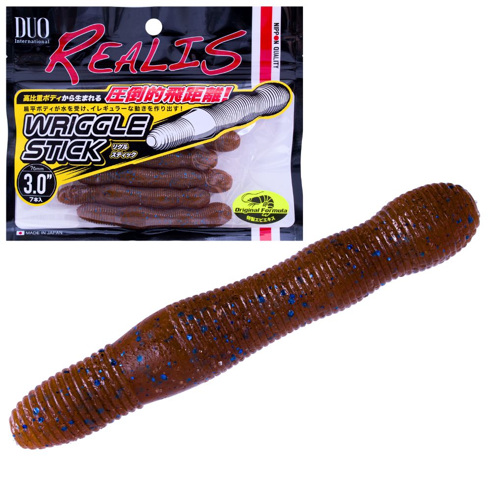DUO Realis Bass Fishing Scented Soft Bait Worm Lure WRIGGLE STICK 3.0 - Image 10