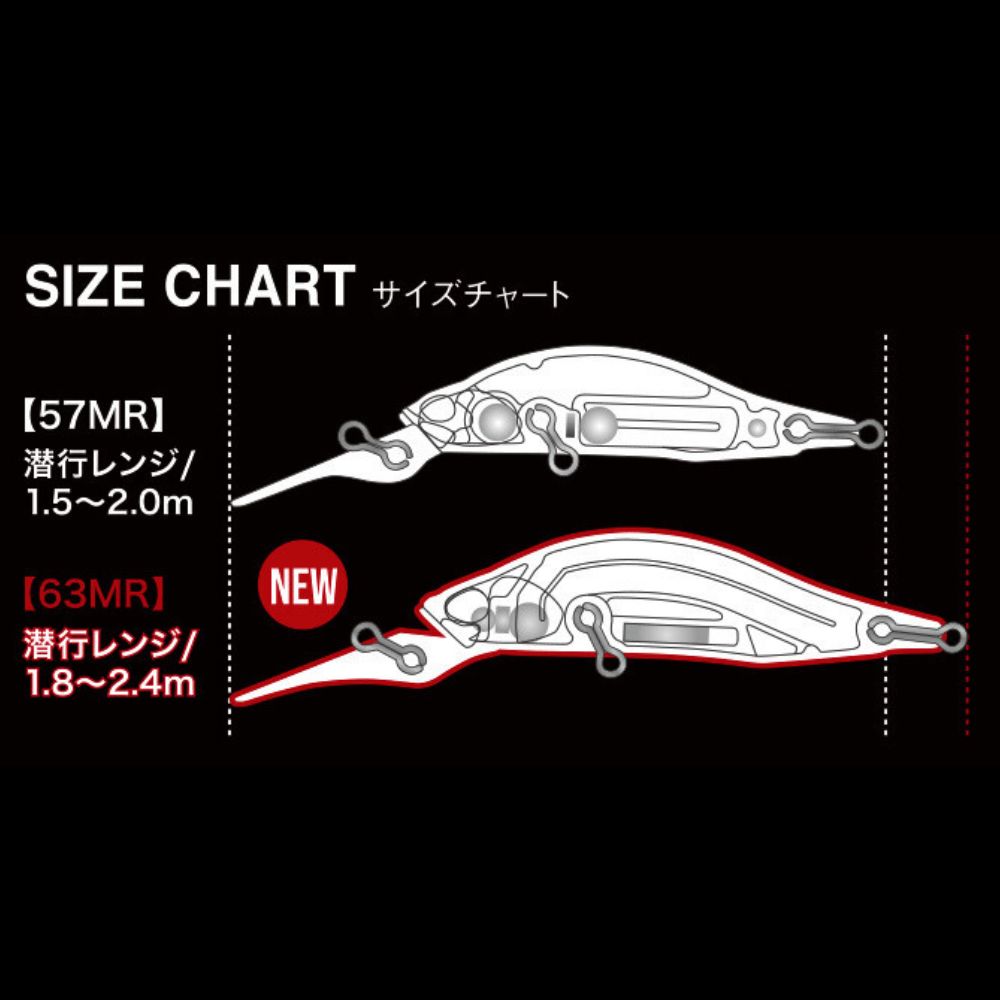 DUO International Finesse Sinking Jerkbait Lure Realis ROZANTE SHAD 63MR - Image 2