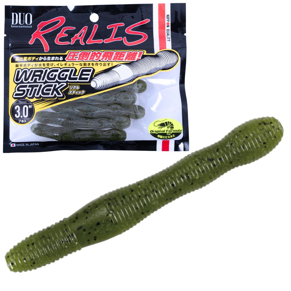 DUO Realis Bass Fishing Scented Soft Bait Worm Lure WRIGGLE STICK 3.0 - Image 7