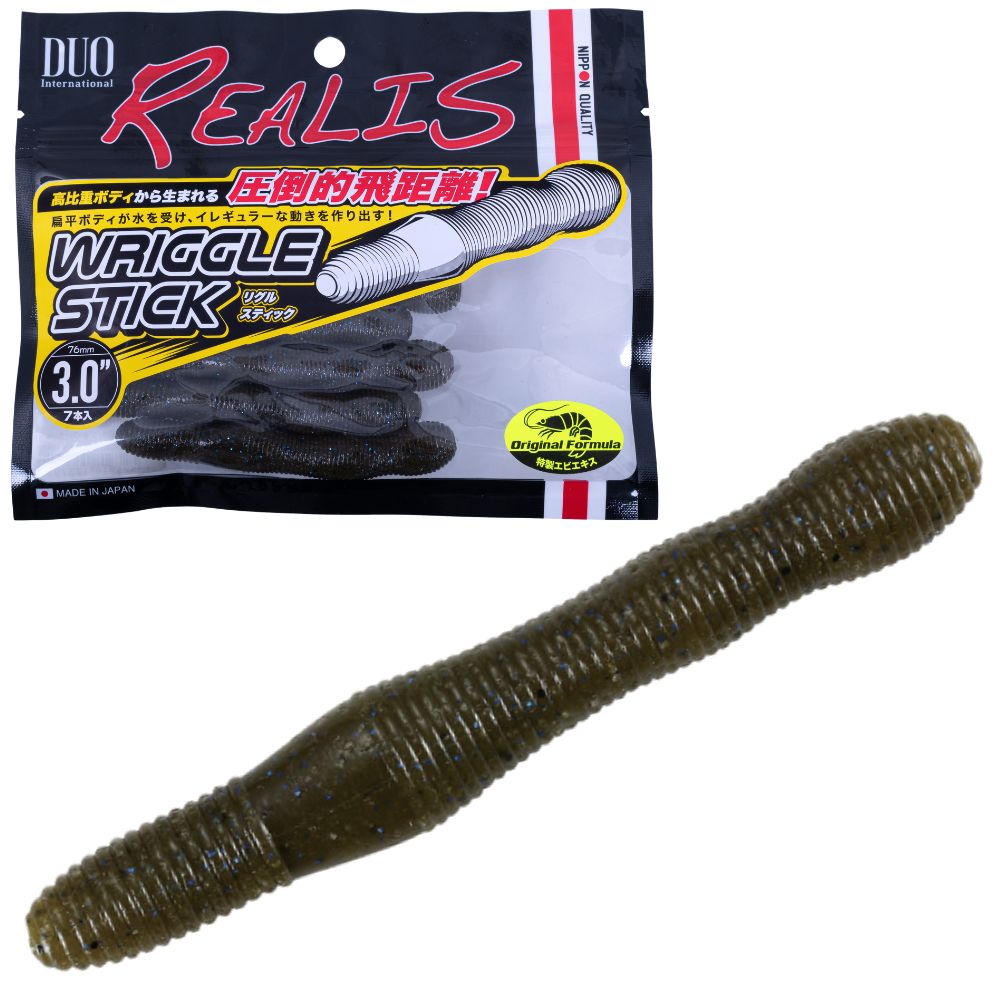 DUO Realis Bass Fishing Scented Soft Bait Worm Lure WRIGGLE STICK 3.0 - Image 2