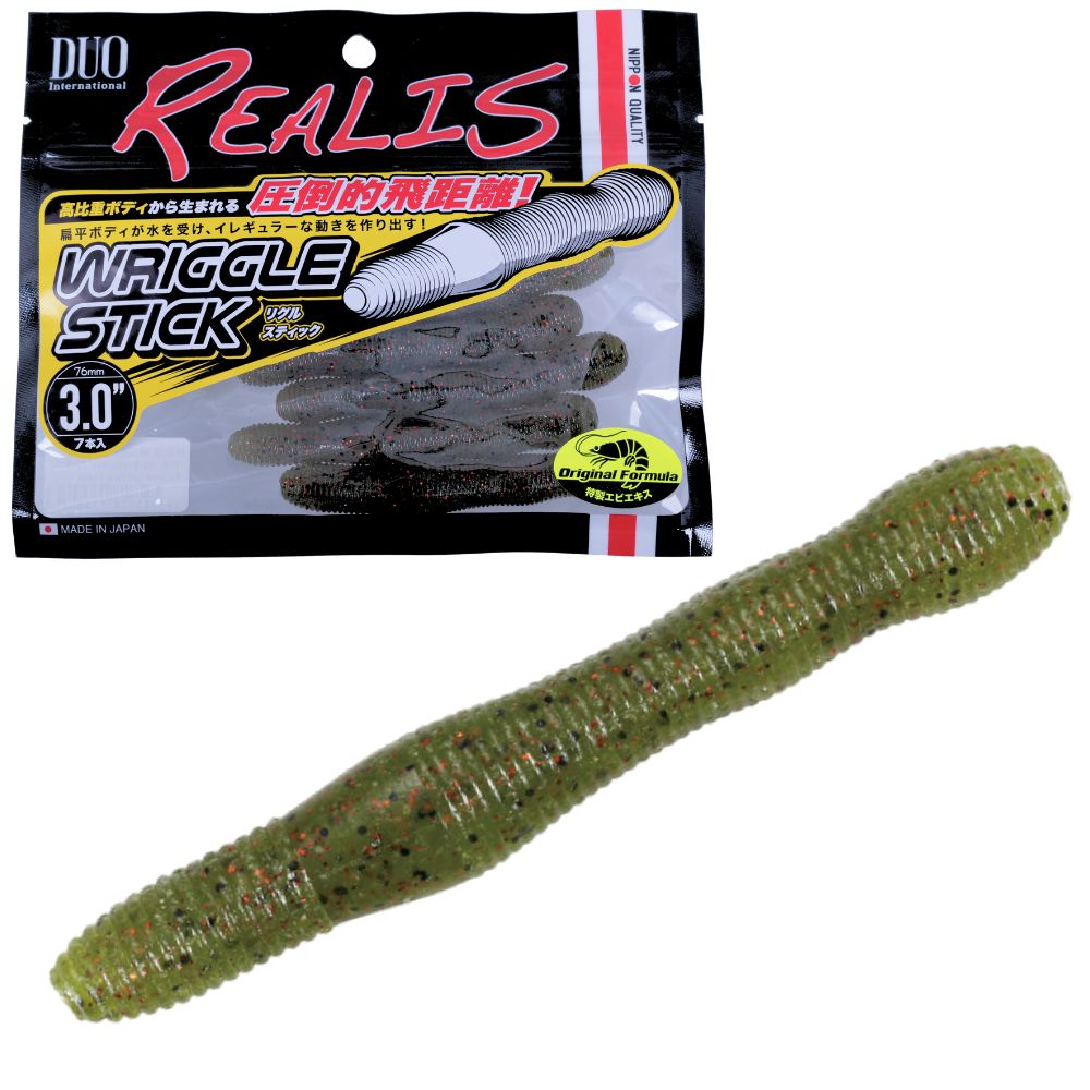DUO Realis Bass Fishing Scented Soft Bait Worm Lure WRIGGLE STICK 3.0 - Image 6
