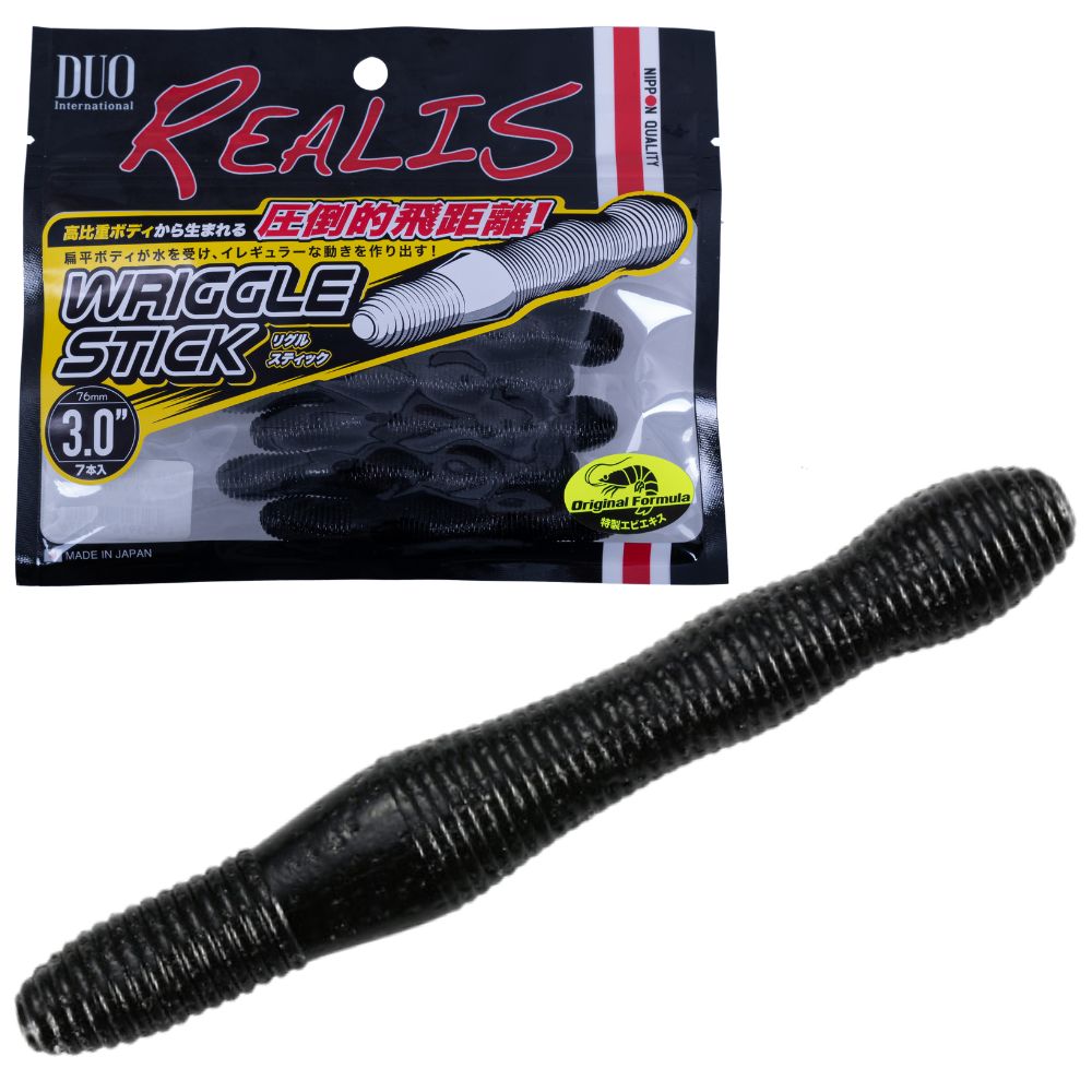 DUO Realis Bass Fishing Scented Soft Bait Worm Lure WRIGGLE STICK 3.0 - Image 4