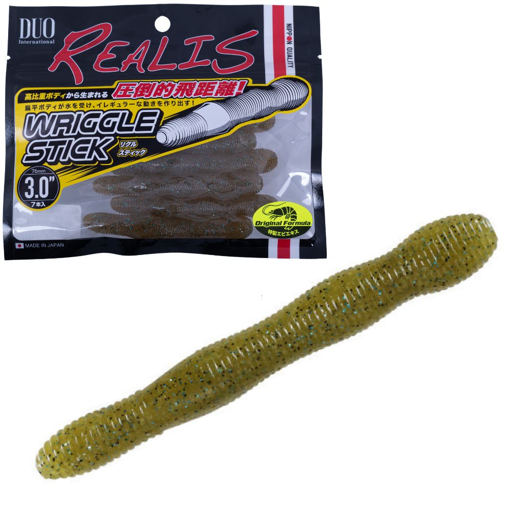 DUO Realis Bass Fishing Scented Soft Bait Worm Lure WRIGGLE STICK 3.0
