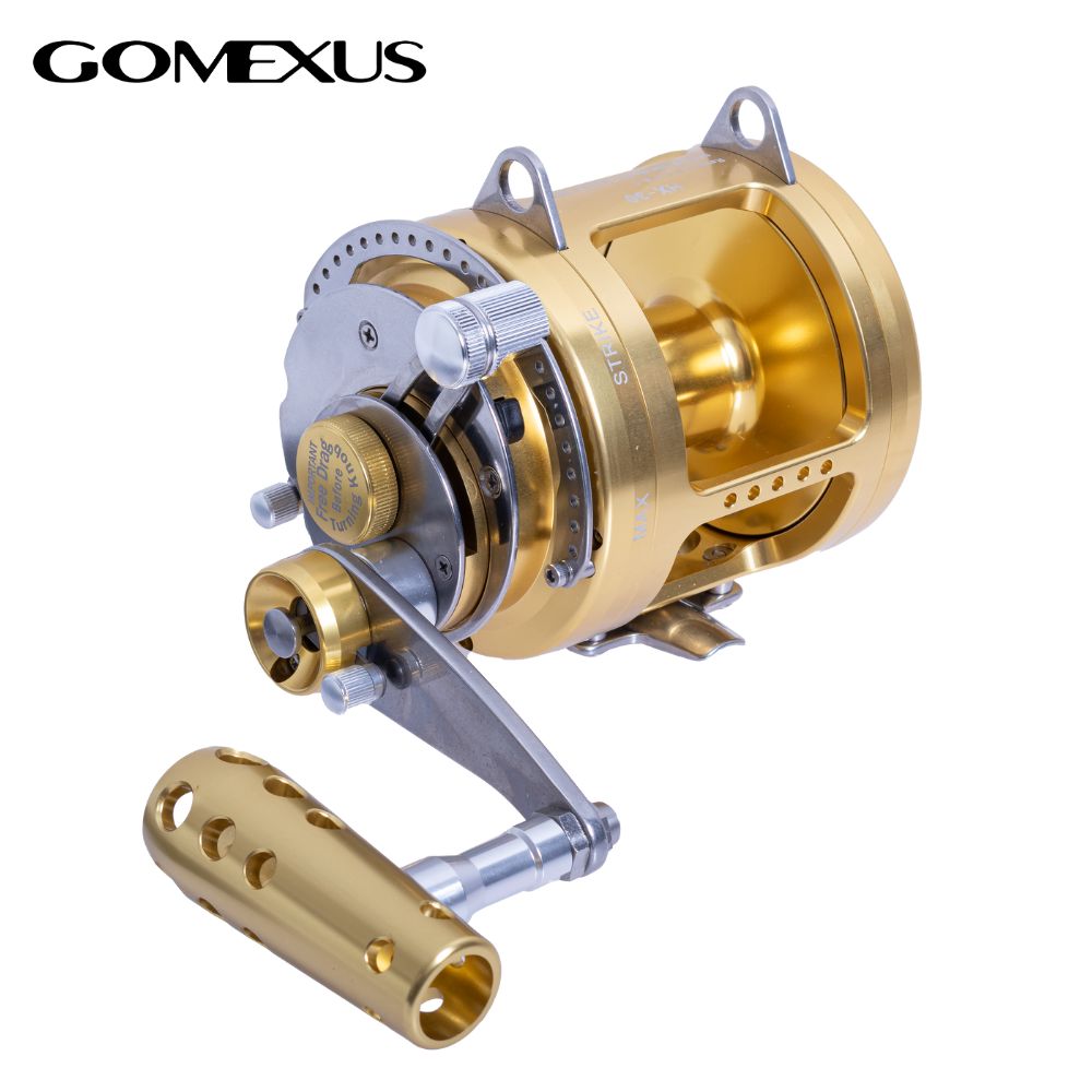GOMEXUS Offshore Fishing Conventional 2-Speed Reel 30W-HX30-GD