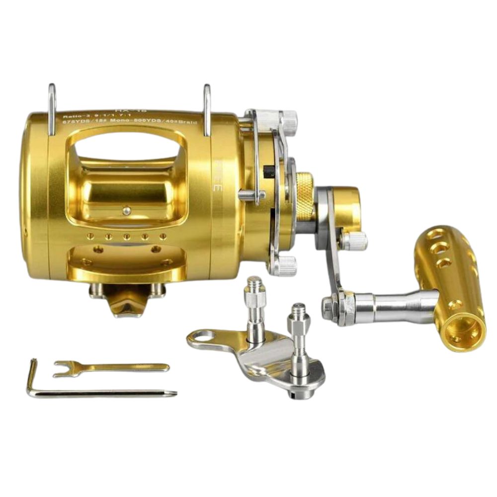 GOMEXUS Offshore Fishing Conventional 2-Speed Reel 30W-HX30-GD - Image 10